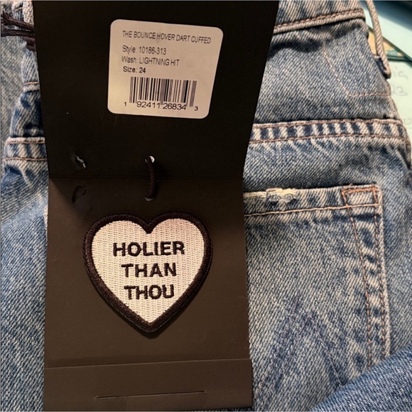 Mother Superior Jeans High Waisted The Bounce Hover Dart New w/tags size 24 - Picture 16 of 16